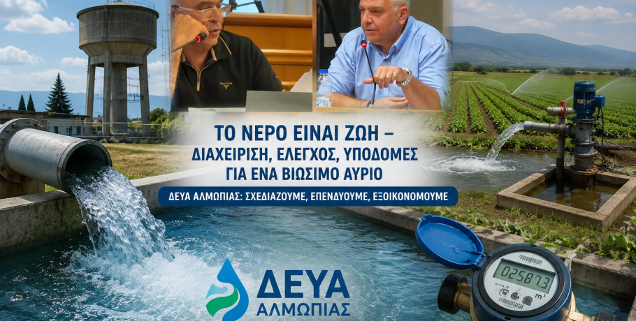 ΔΕΥΑ Αλμωπίας: Οι δύσκολες αποφάσεις για την επόμενη ημέρα – Βιωσιμότητα, χρέη και το στοίχημα του νερού