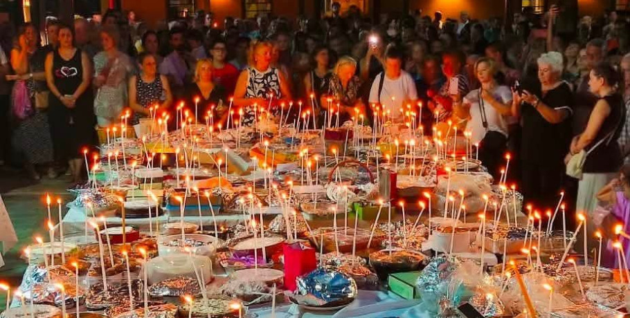 Αξιούπολη: Πλήθος πιστών στον εορτασμό του Αγίου Φανουρίου