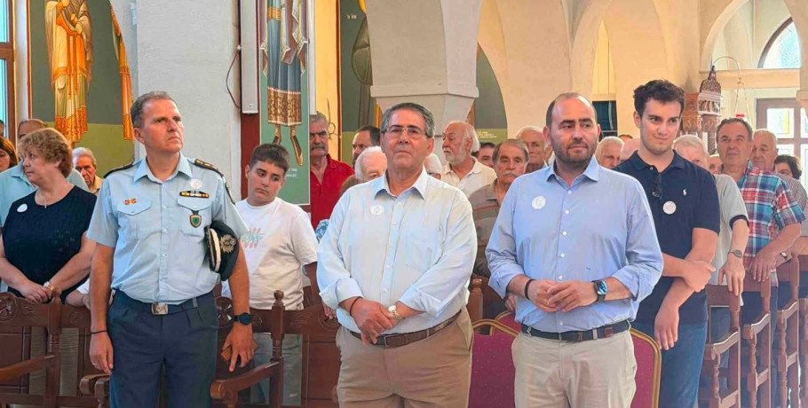 "Παρών" στον εορτασμό της Αγίας Βάσσας ο Ιορδάνης Τζαμτζής