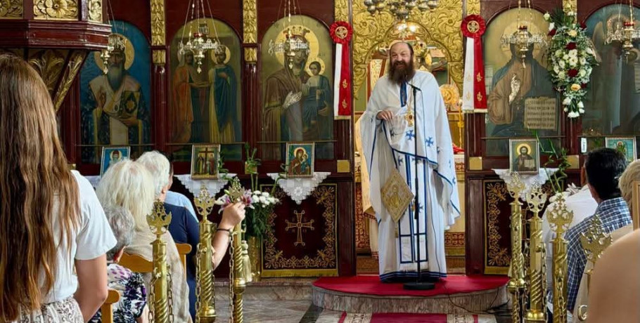Με λαμπρότητα πανηγύρισε το Εκκλησιοχώρι Έδεσσας – Θεία Λειτουργία με τον Πρωτοσύγκελλο π. Μάξιμο Χατζή