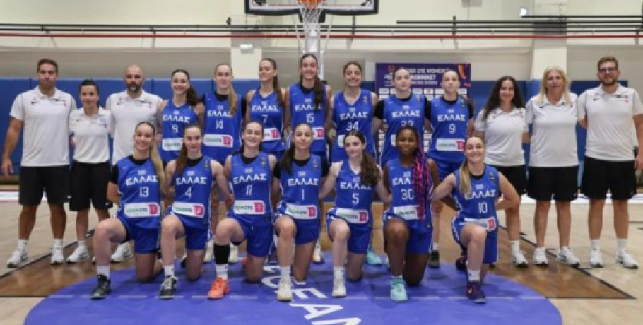 Η Εθνική Κορασίδων διέλυσε με 30 πόντους διαφορά την Μ. Βρετανία
