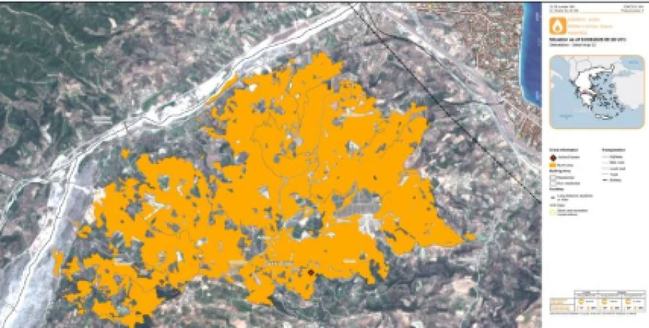 Περισσότερα από 7000 στρέμματα η πληγείσα έκταση από την πυρκαγιά στην Αιγιάλεια
