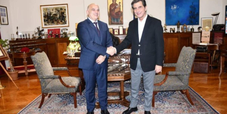 Συνάντηση Εργασίας του ΥΜΑΘ με τον πρόεδρο της ΔΕΘ Helexpo