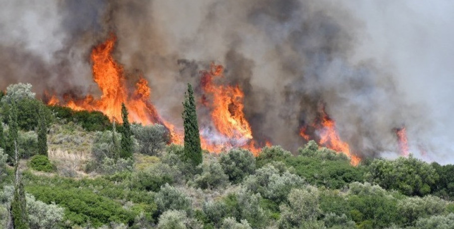 Ακραίος κίνδυνος πυρκαγιάς σήμερα για Αττική, Στερεά Ελλάδα και Πελοπόννησο