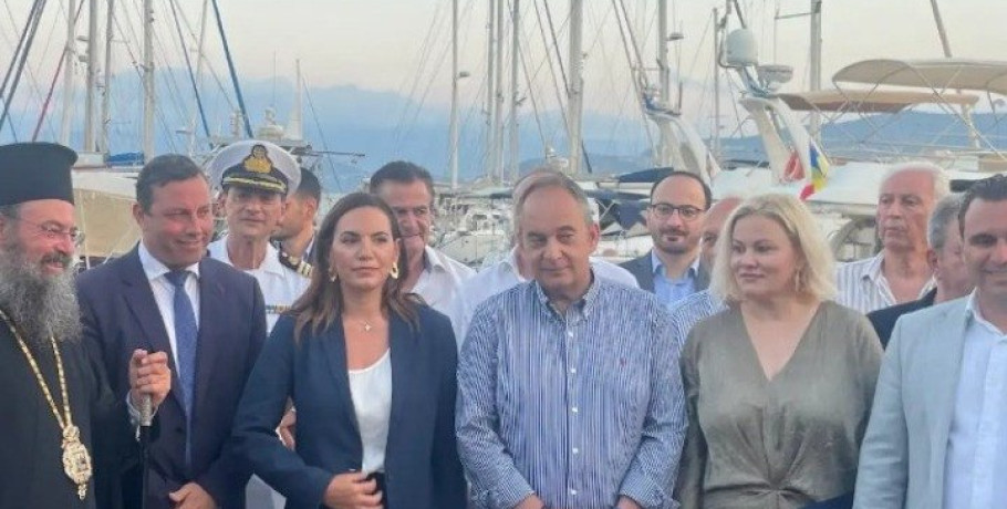 Λασίθι: Εγκαινιάστηκε η αναβαθμισμένη μαρίνα Αγίου Νικολάου