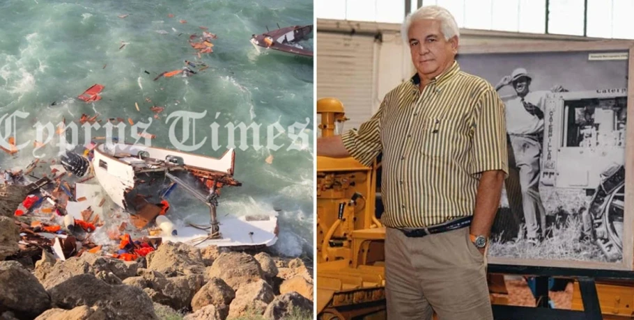 Νεκρός γνωστός επιχειρηματίας από την κακοκαιρία στην Κύπρο: Το σκάφος του διαλύθηκε στα βράχια, βίντεο από τις δραματικές στιγμές στο Κάβο Γκρέκο