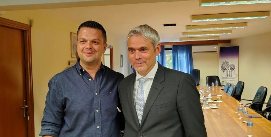 Δημήτρης Γιαννακίδης: Στον Υφυπουργό Εργασίας τα προβλήματα των επιχειρήσεων της Σκύδρας