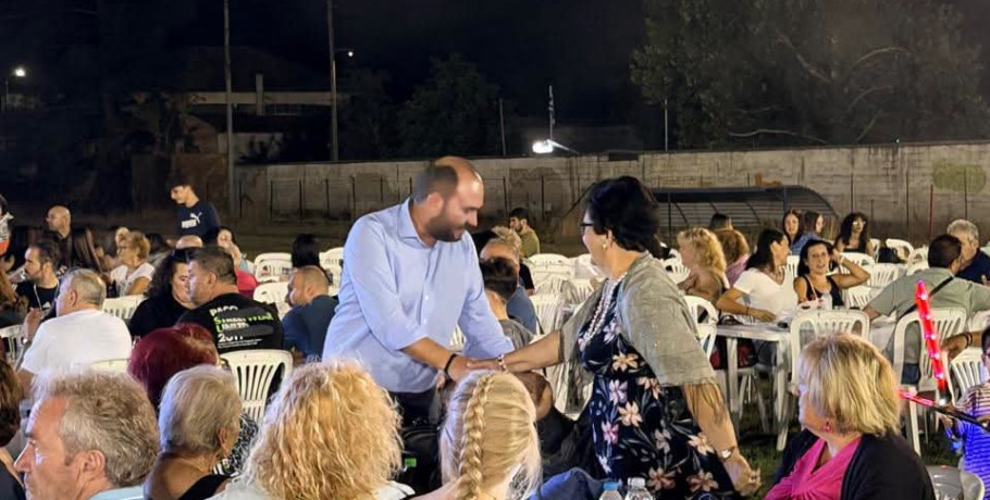 Λάκης Βασιλειάδης: Παρών στην Κωνσταντία και τον Αρχάγγελο Αλμωπίας – Συναντήσεις με κατοίκους