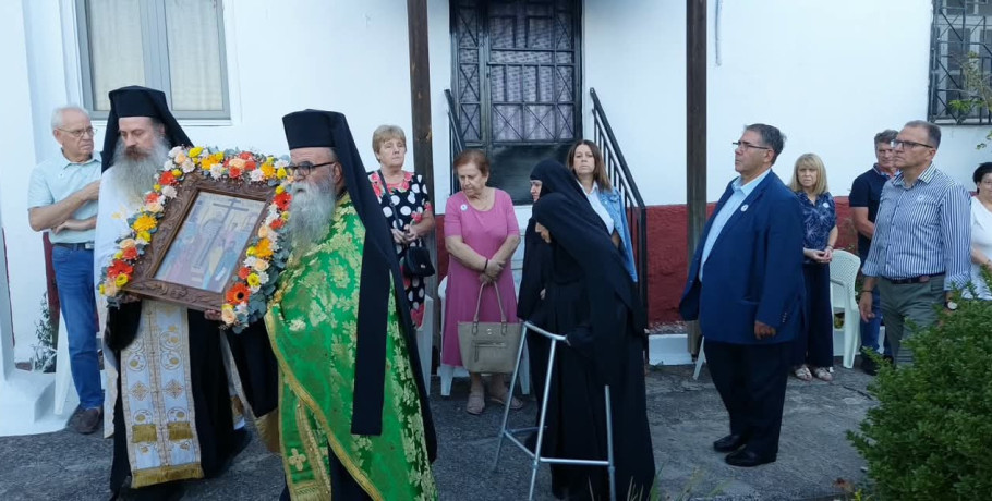 Πανηγυρικός Εσπερινός στην Ιερά Μονή Υψώσεως του Τιμίου Σταυρού στο Μεσημέρι – Παρών ο Ιορδάνης Τζαμτζής
