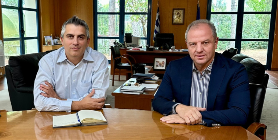 Συνάντηση Διονύση Σταμενίτη με τον Υπουργό Υποδομών και Μεταφορών