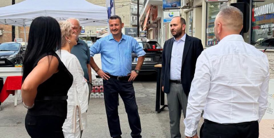 Λάκης Βασιλειάδης: Στα εγκαίνια των νέων γραφείων της «Προσφοράς Ζωής» στην Αλμωπία