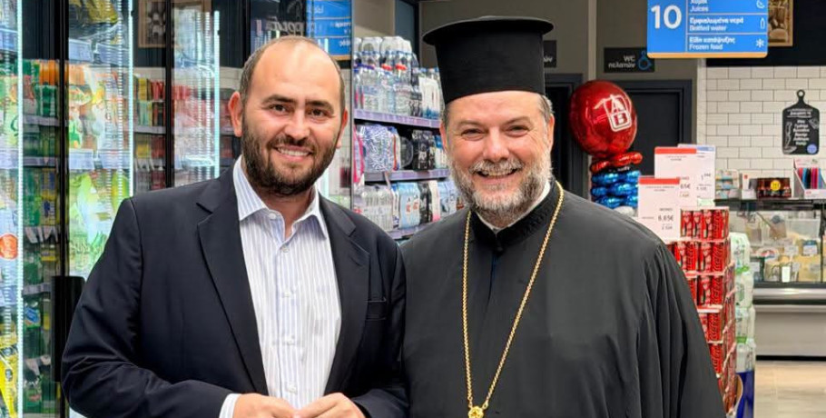 Στη Σκύδρα ο Λάκης Βασιλειάδης – Παρουσία του Μητροπολίτη Προύσης Ιωακείμ στα εγκαίνια του νέου ΑΒ Βασιλόπουλος