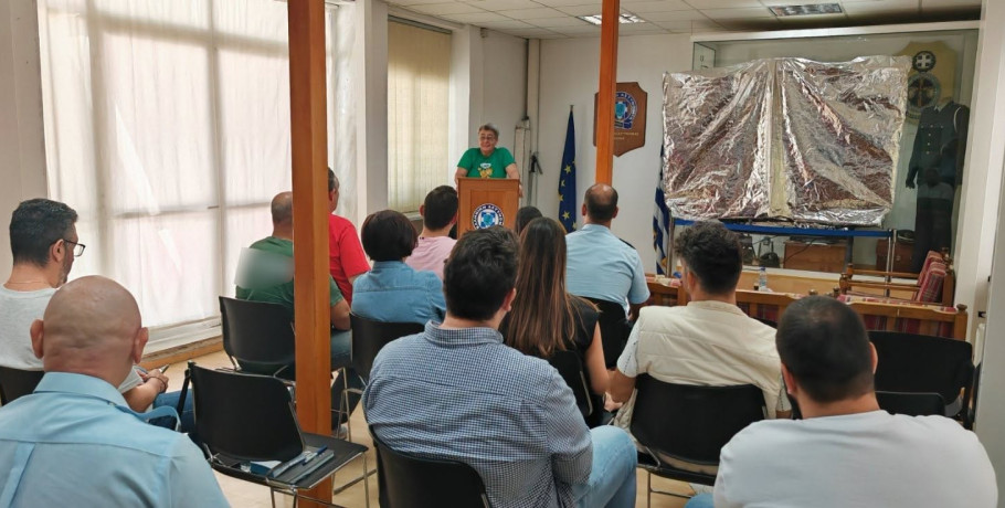 Εκπαιδευτική ημερίδα στην Αστυνομική Διεύθυνση Πέλλας για την ενδοοικογενειακή βία