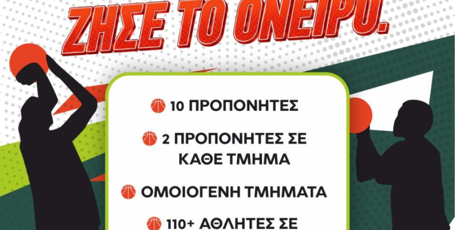 Ξεκίνησαν οι εγγραφές σε ΟΛΑ τα τμήματα της Ακαδημίας Μπάσκετ του ΕΔΕΣΣΑΪΚΟΥ B.C
