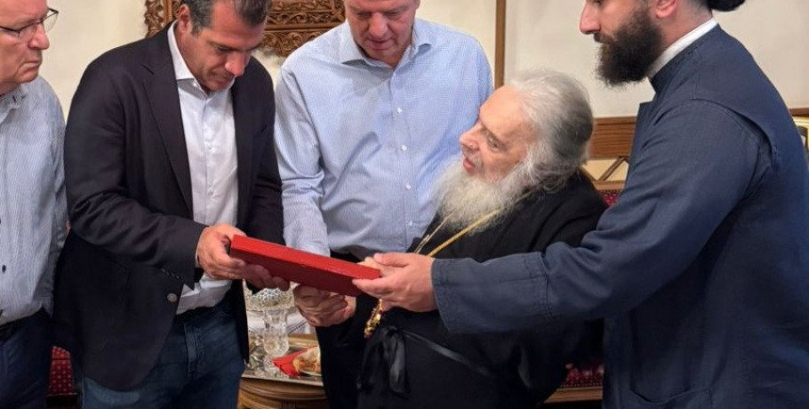 Με την ευχή του Μητροπολίτη Εδέσσης Ιωήλ ο Θάνος Πλεύρης – Παρών και ο Διονύσης Σταμενίτης