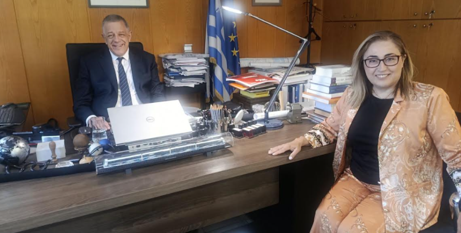 Ημαθία: Τον Ταχιάο συνάντησε η Στέλλα Αραμπατζή