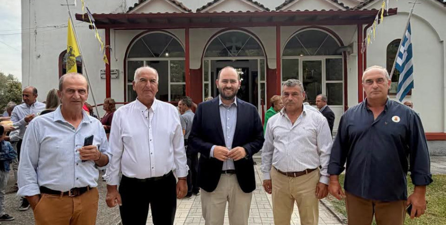 Λάκης Βασιλειάδης από τον Μεγαπλάτανο: Τίμησε τη μνήμη του Αγίου Ευσταθίου