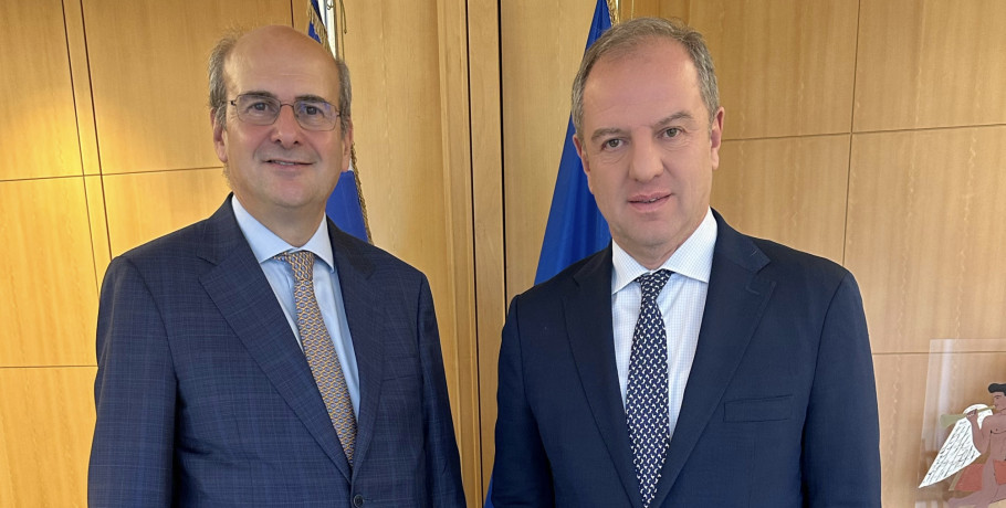 Συνάντηση Διονύση Σταμενίτη με τον Αντιπρόεδρο της Κυβέρνησης Κωστή Χατζηδάκη