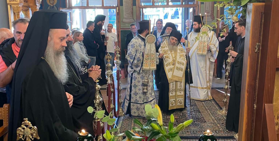Έδεσσα: Με λαμπρότητα η υποδοχή της Τιμίας Κάρας του Αγίου Δαβίδ Ευβοίας – Πανήγυρις της Παναγίας Παντάνασσας