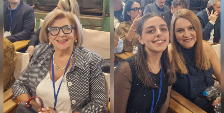 Οι τρεις γυναίκες του Γιάννη Τσεπκεντζή ήταν εκεί – Η οικογένεια δίπλα στον Δήμαρχο Έδεσσας