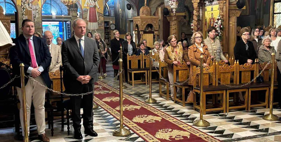 «Διονύσης Σταμενίτης: Παρών με πίστη και σεβασμό στη μεγάλη εορτή της Ιεράς Μητροπόλεως στην Έδεσσα»