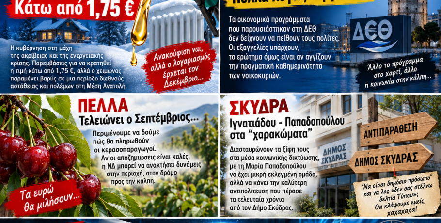 Ο ΠΕΛΕΚΥΣ: Ακρίβεια, αποζημιώσεις και… άρωμα κάλπης – Στην Πέλλα όλοι ανεβάζουν στροφές