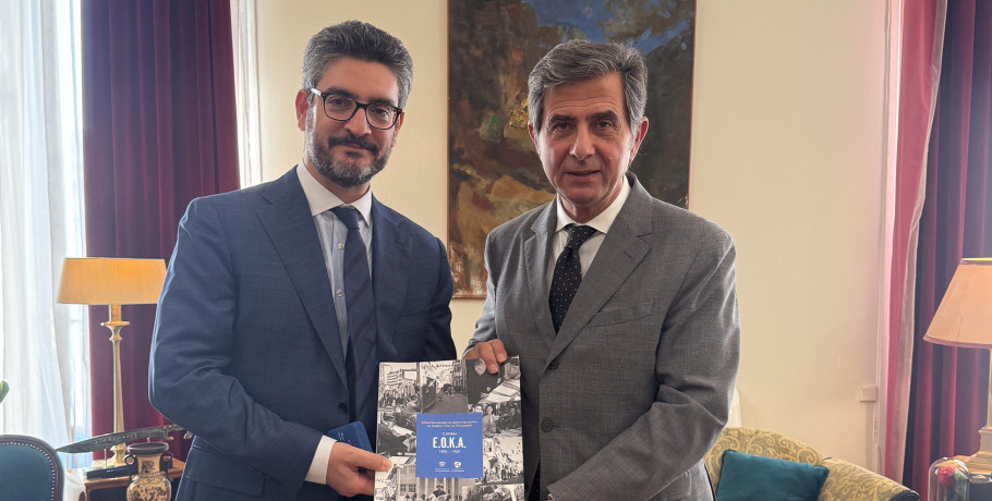 Με τον Γενικό Πρόξενο της Κυπριακής Δημοκρατίας Κωνσταντίνο Πολυκάρπου συναντήθηκε ο Υφυπουργός Εσωτερικών Μακεδονίας- Θράκης Κωνσταντίνος Π. Γκιουλέκας
