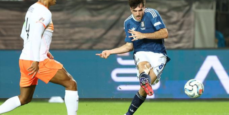 Nations League: Με "αέρα" μπροστά η Εθνική Ελλάδας στο ημίχρονο