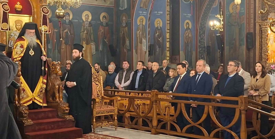 Έδεσσα: Πανηγυρικός Αρχιερατικός Εσπερινός στην Αγία Σκέπη για την Ανακομιδή των Ιερών Λειψάνων του Αγίου Καλλινίκου