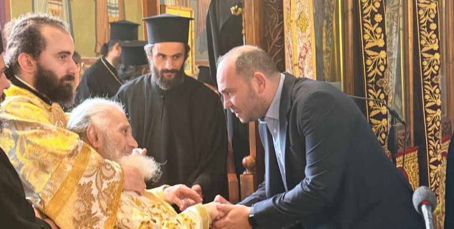 Λάκης Βασιλειάδης: Θερμές ευχές στον Μητροπολίτη Ιωήλ – «Η καθοδήγηση και η συμβουλή του είναι πάντοτε πολύτιμες»