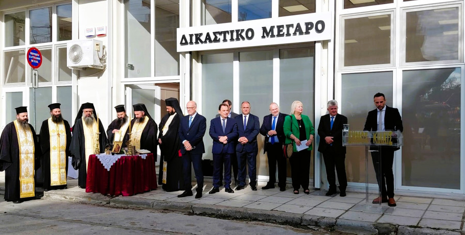 Στον αγιασμό του μεταστεγαζόμενου κτηρίου δικαστικών υπηρεσιών ο Δήμαρχος Κιλκίς