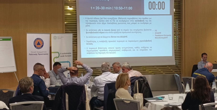 Συμμετοχή του Δήμου Έδεσσας στην άσκηση επί χάρτου "Αίολος 2026