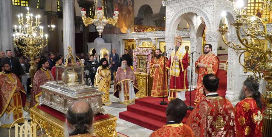 Αρχιερατική Θεία Λειτουργία και Εγκαίνια του Κειμηλιαρχείου στον Ιερό Ναό Αγίου Δημητρίου Θεσσαλονίκης