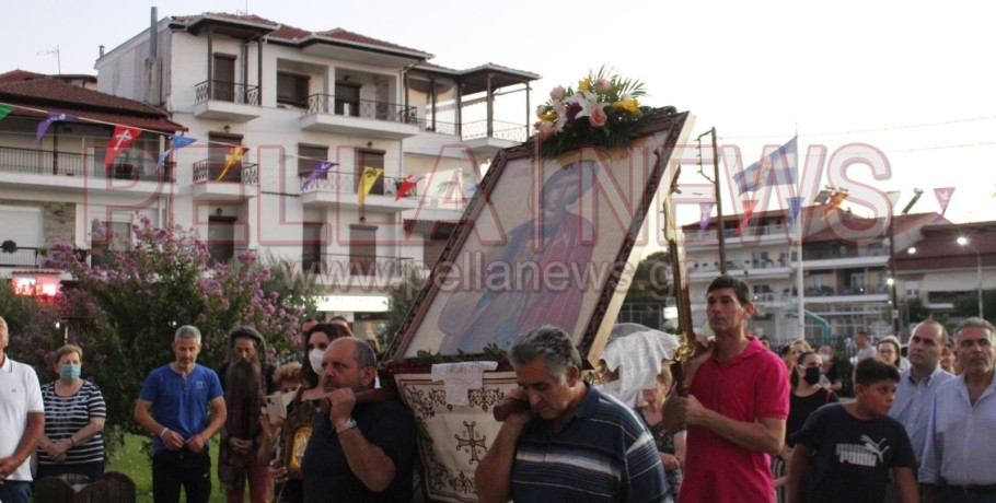 Άγ. Στέφανος Σκύδρας: υποδοχή Ιεράς εικόνος και Ιερού Λειψάνου Πρ. Προδρόμου & Βαπτιστού Ιωάννου