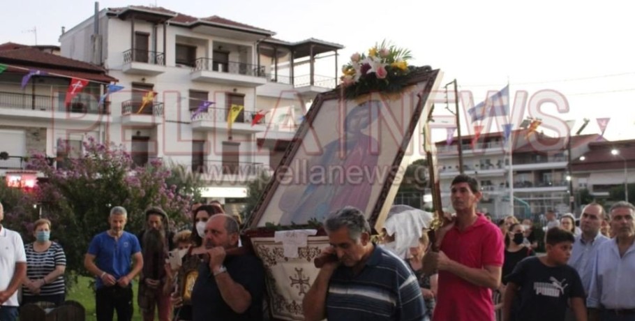 Πανήγυρις Αγ. Στεφάνου Σκύδρας: Υποδοχή Ιερών Λειψάνων και Λιτανεία