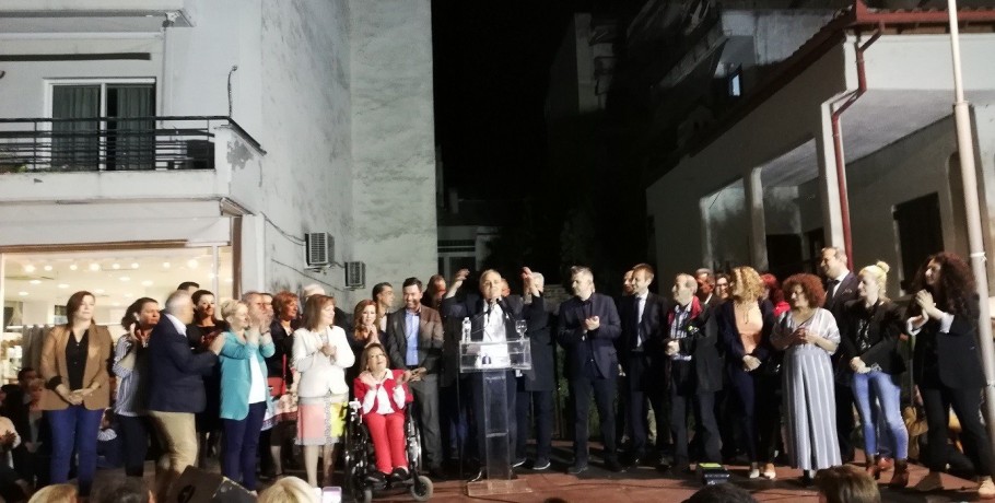 Κοσμοπλημμύρα στην κεντρική προεκλογική ομιλία του Δημήτρη Γιάννου