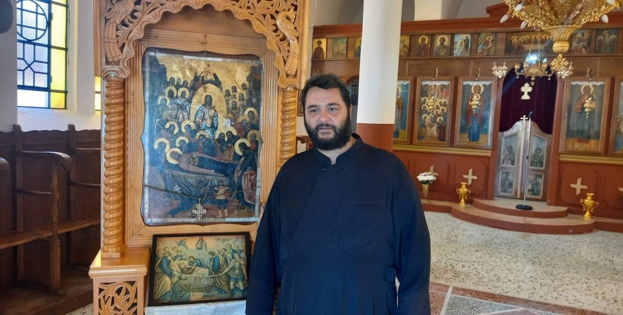 Ο ιστορικός Ναός Κοιμήσεως της Θεοτόκου στην Χρυσή Αλμωπίας