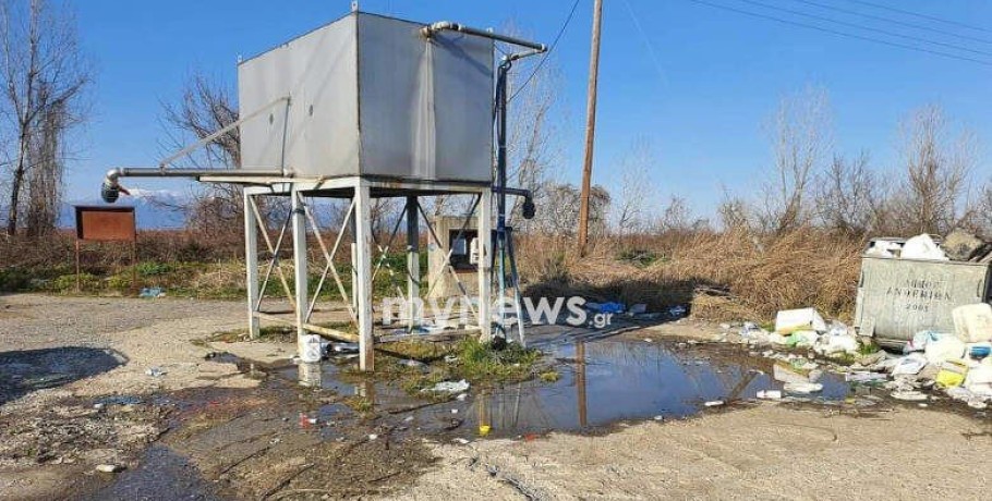 Αρσένι Πέλλας:  Σκουπιδότοπος και κίνδυνος από τοξικά απόβλητα σε δεξαμενή