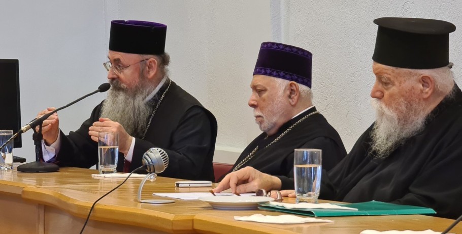 Ο προκαθήμενος της εκκλησίας της Εσθονίας στην ιερατική σύναξη της Ι. Μητροπόλεως Εδέσσης