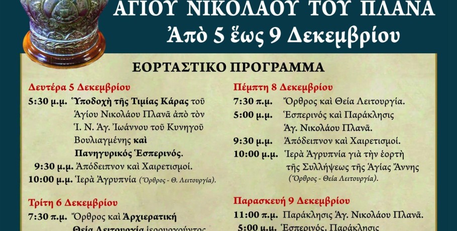 Πανήγυρις Αγίου Νικολάου στα Γιαννιτσά