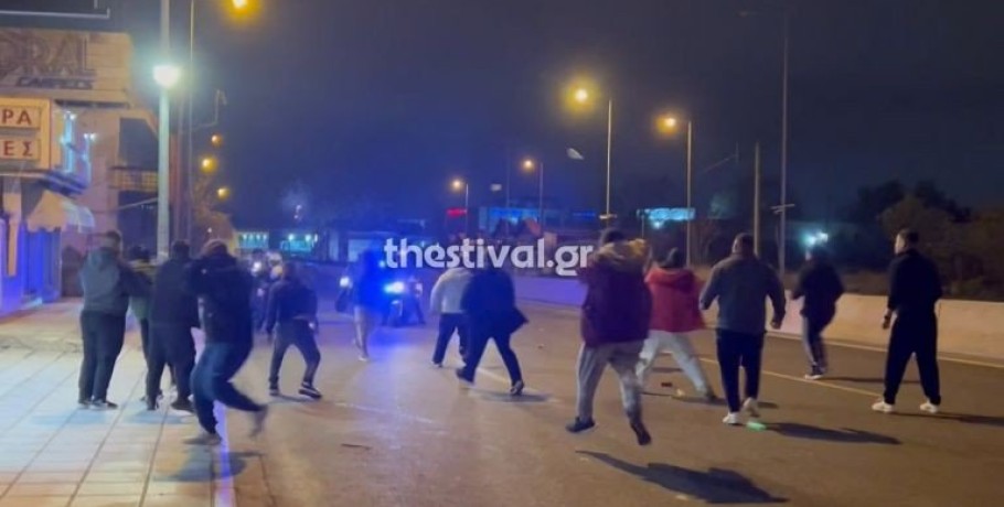 Επεισόδια στη Σταυρούπολη ανάμεσα σε Ρομά και αστυνομικούς (video)