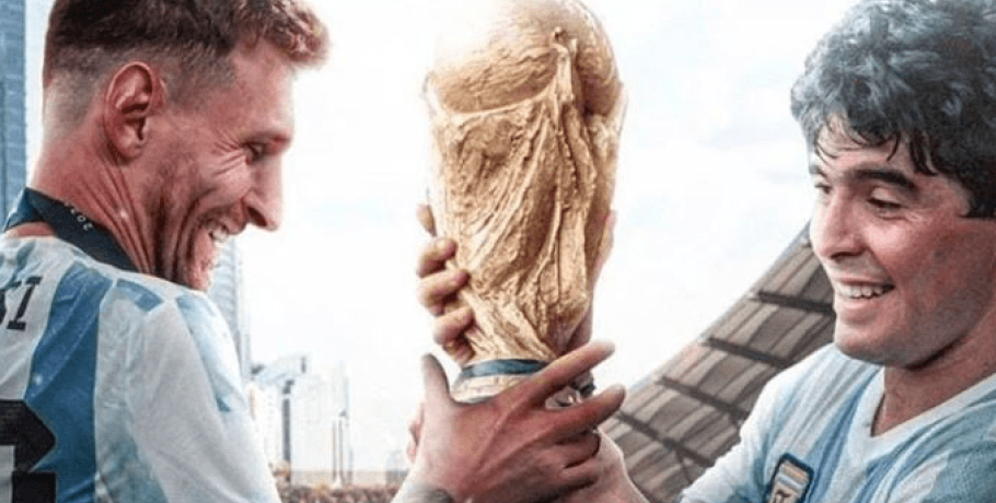 Ανατριχίλα με Μέσι: «Αυτό το Παγκόσμιο Κύπελλο είναι για τον Ντιέγκο που μας ενθάρρυνε από τον παράδεισο» (pic)