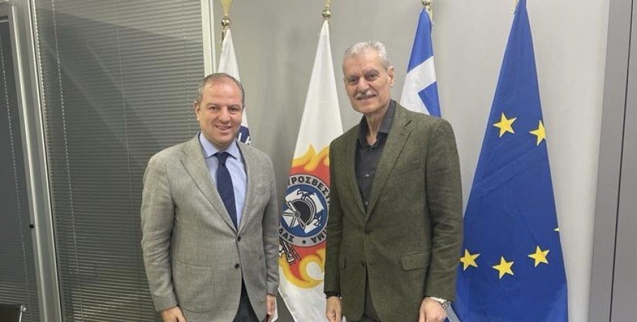 Για θέματα της Πυροσβεστικής Υπηρεσίας Ν. Πέλλας στον Υφυπουργό Πολιτικής Προστασίας ο Βουλευτής Δ. Σταμενίτης