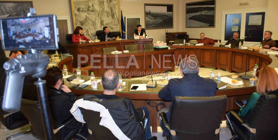 Δημοτικό Συμβούλιο Σκύδρας με κοπή βασιλόπιτας