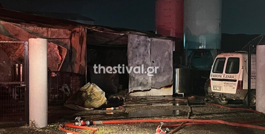Πυρκαγιά σε εργαστήριο με αιθέρια έλαια – Φώναζε φλεγόμενος βοήθεια (video)