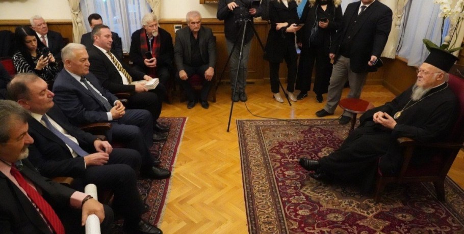 Συζήτηση του Πατριάρχη με τους Δημάρχους της Μακεδονίας
