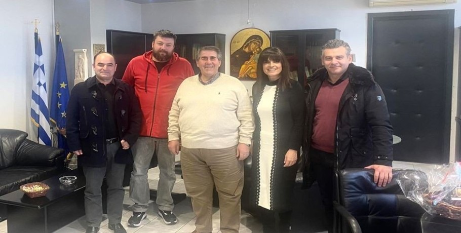 Συνάντηση του Αντιπεριφερειάρχη Πέλλας με το Δ.Σ. του Εμπορικού Συλλόγου Έδεσσας