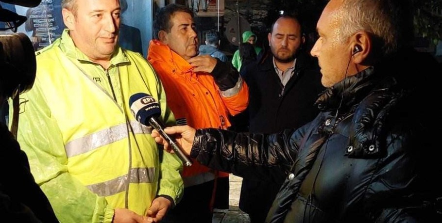 Αντιμετωπίστηκαν οι πλημμύρες... Ολονύχτια περιπολία ο Δήμαρχος Αλμωπίας