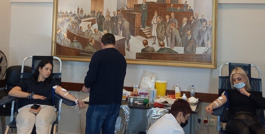 Πραγματοποιήθηκε εθελοντική αιμοδοσία στο Δήμο Σκύδρας