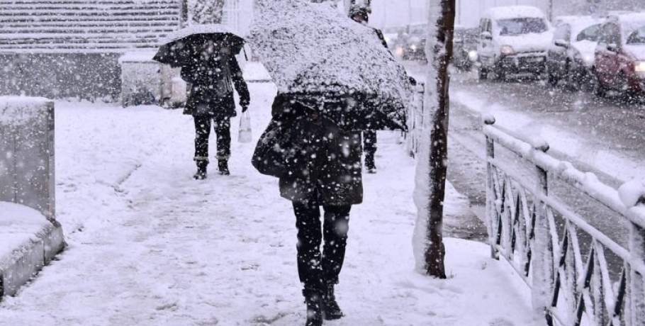 ΕΜΥ: Εκδίδει έκτακτο δελτίο επιδείνωσης καιρού – Πυκνό χιόνι και στην Αττική